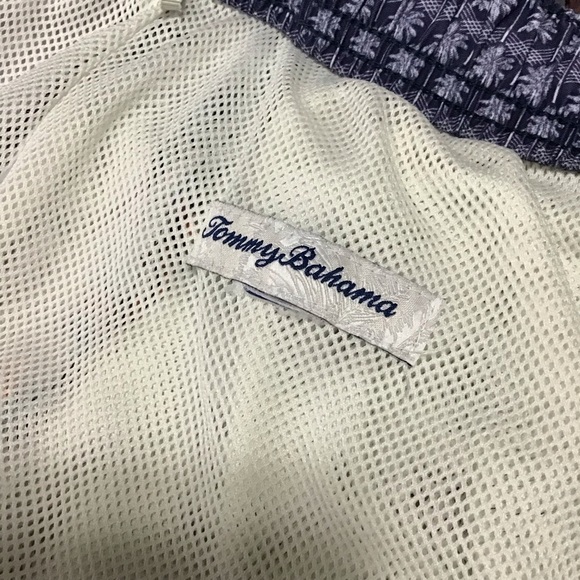 TOMMY BAHAMA Naples Midnight Coral Swim Trunk in Ocean Deep - Picture 10 of 11